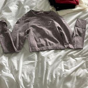 Gymshark long sleeve crop top